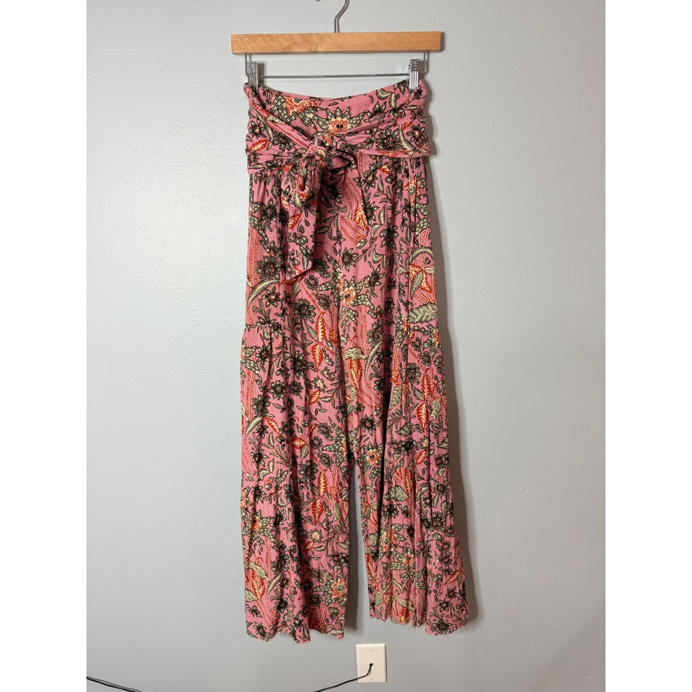 FP One Aloha Printed Wide-Leg Pants Medium - Picture 3 of 10